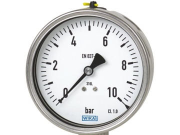 232.50, 233.50波登管壓力表，不銹鋼材質(zhì)