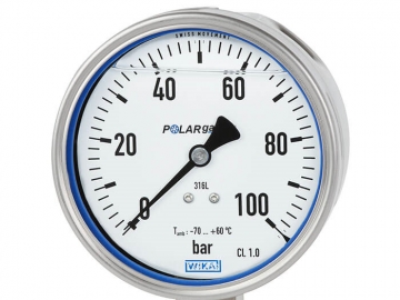 PG23LT波登管壓力表，不銹鋼材質(zhì)