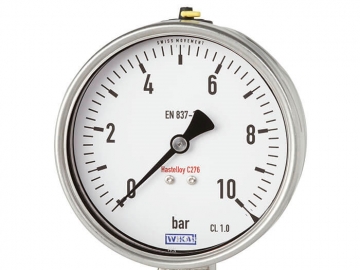 PG28波登管壓力，哈氏合金材質