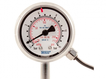 230.15波登管壓力表，不銹鋼材質(zhì)