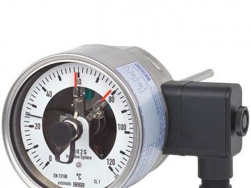 TGS55帶電接點(diǎn)的雙金屬溫度計(jì)