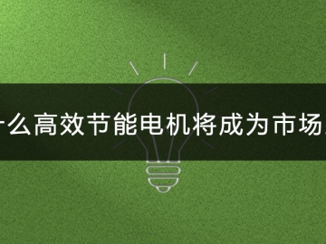 為什么高效節(jié)能電機(jī)將會成為市場主流