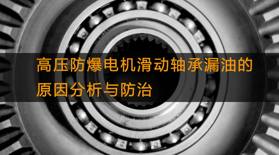 高壓防爆電機(jī)滑動軸承漏油的原因分析與防治.jpg