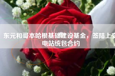 東元和哥本哈根基礎建設基金，簽陸上變電站統(tǒng)包合約