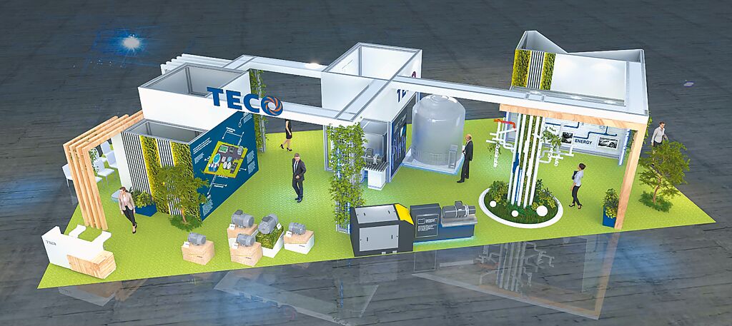 東元集團(tuán)以「綠色智慧工廠」為主軸,參加2023年臺(tái)北自動(dòng)化大展。圖/東元提供