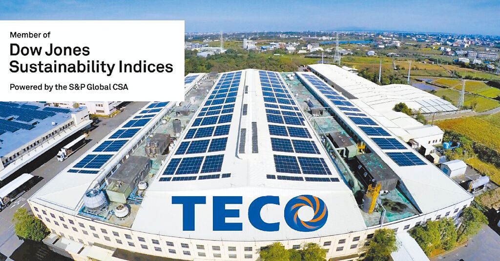 東元電機(jī)已連續(xù)三年入選DJSI道瓊永續(xù)指數(shù)新興市場(chǎng)類(lèi)別，更三度列入國(guó)際永續(xù)評(píng)比機(jī)構(gòu)標(biāo)準(zhǔn)普爾（S&P Global）永續(xù)年鑑。圖／東元電機(jī)提供